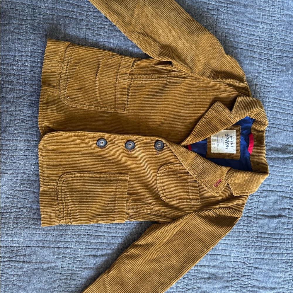 Mini Boden/ Roald Dahl Kids Corduroy Jacket - Brown